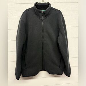 32 Degrees Men's Zip Up Black Sweater